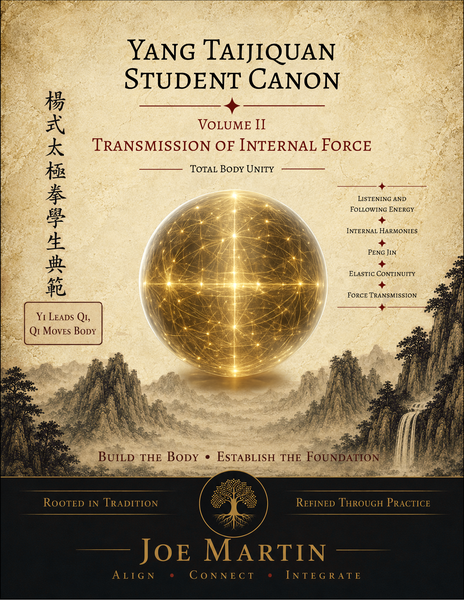 Yang Taijiquan Student Canon Volume II — Transmission of Internal Force